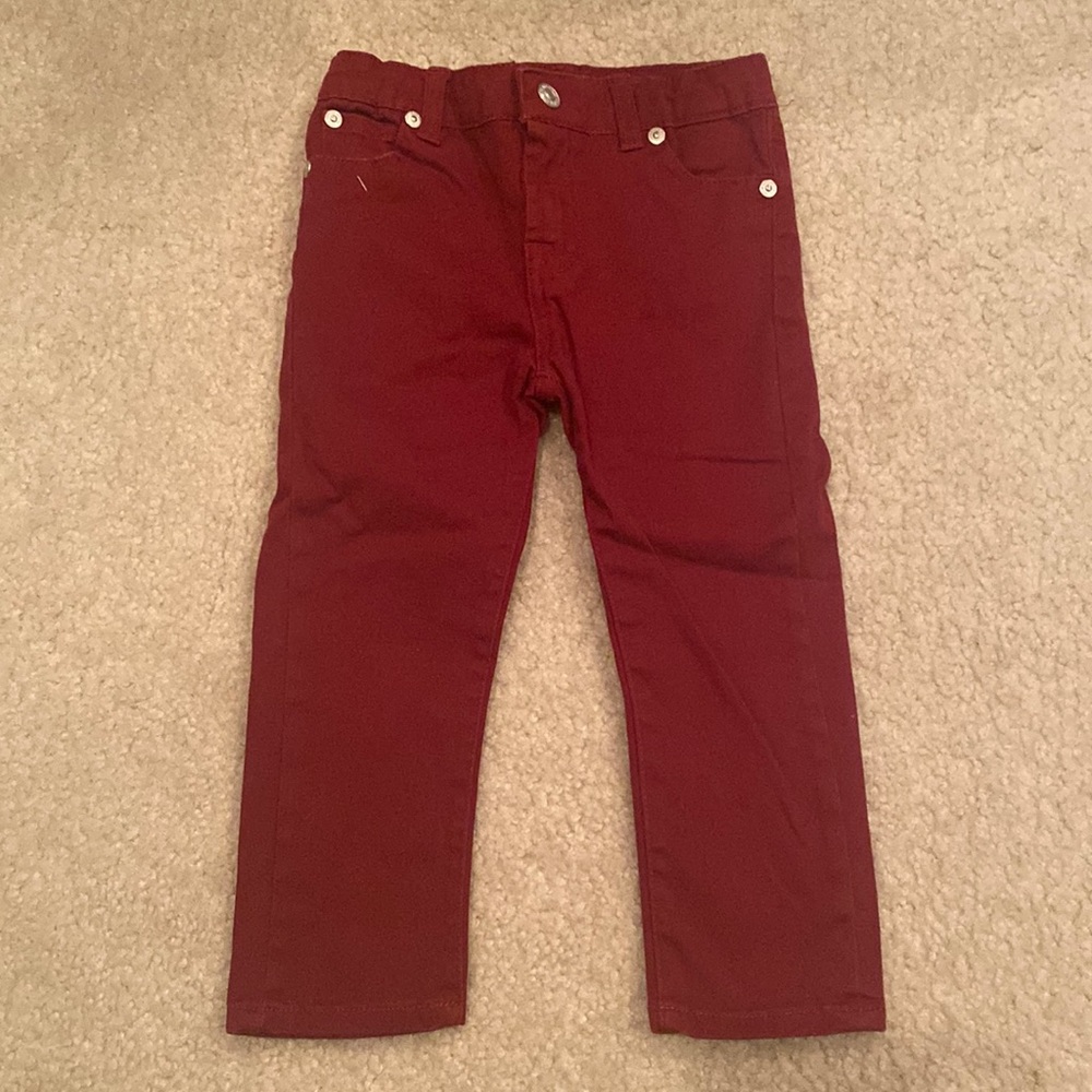 Seven 3T Dark Red Jeans